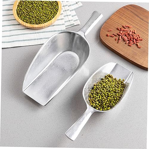 TOYZFRIENDY Multifunktionale Aluminium schaufel Eiswürfel Schaufel Reisschaufel Küchenhelfer für Pommes Mehl Getreide Lebensmittel Geeignet Glatte Oberfläche Einfach zu Reinigen von TOYZFRIENDY
