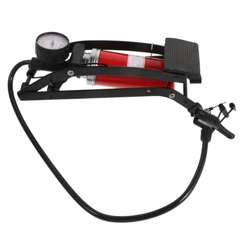 TOYZFRIENDY Multifunktionale Fußpumpe für Autoreifen mit Rutschfestem Pedal und Manometer Tragbare Luftpumpe für Pkw Motorräder Fahrräder Bälle und Aufblasbare Betten Stabil und Einfach zu TOYZFRIENDY Multifunktionale Fußpumpe für Autoreifen mit Rutschfestem Pedal und Manometer Tragbare Luftpumpe für Pkw Motorräder Fahrräder Bälle und Aufblasbare Betten Stabil und Einfach zu von TOYZFRIENDY