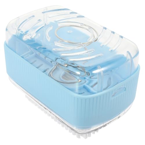 TOYZFRIENDY Multifunktionale Seifenbox mit Schwammrolle und Waschbürste Abtropfendes Seifenfach für Bad und Küche Hygienischer Seifenhalter mit Ablaufstruktur Praktisches Waschutensil für von TOYZFRIENDY