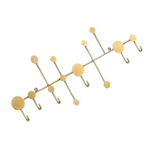 TOYZFRIENDY Multifunktionaler Garderobenhaken aus Robustem Goldfarben Fach Wandaufhänger ohne Bohren Eleganter Übermantel und Kleidungsständer für Küche Bad Schlafzimmer und Büro TOYZFRIENDY Multifunktionaler Garderobenhaken aus Robustem Goldfarben Fach Wandaufhänger ohne Bohren Eleganter Übermantel und Kleidungsständer für Küche Bad Schlafzimmer und Büro von TOYZFRIENDY
