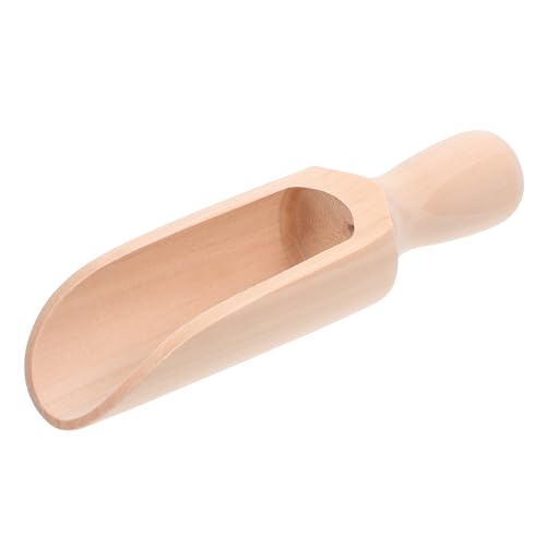 TOYZFRIENDY Multifunktionaler Holzlöffel aus Buche Ergonomischer Küchenlöffel zum Abmessen von Kaffee Zucker und Gewürzen Sicherer Haushalts teelöffel für Tee und Küche Glatte Kanten von TOYZFRIENDY
