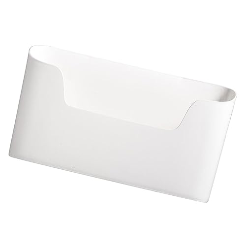TOYZFRIENDY Multifunktionales Hängendes Küchenregal Weiß Aufbewahrungsbox zum Kleben Seitliches Kühlschrankregal für Bad Büro Schlafzimmer und Wohnbereich Organizer von TOYZFRIENDY