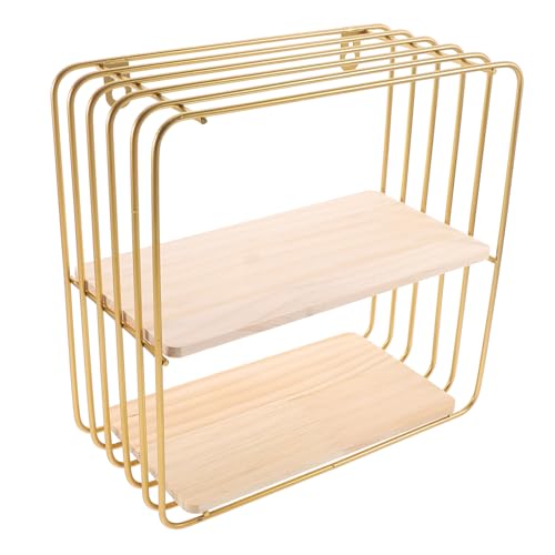 TOYZFRIENDY Multifunktionales Wandregal aus Robustem Schwebendes Wanddeko Element mit Gold Finish Platzsparend und Korrosionsbeständig für Wohnzimmer Schlafzimmer und Büro zur Stilvollen TOYZFRIENDY Multifunktionales Wandregal aus Robustem Schwebendes Wanddeko Element mit Gold Finish Platzsparend und Korrosionsbeständig für Wohnzimmer Schlafzimmer und Büro zur Stilvollen von TOYZFRIENDY