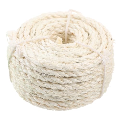 TOYZFRIENDY Natürliche Sisal Hemp Seil für Katzenkratzbaum Ersatz Robust Verschleißfest für DIY Reparatur und Schutz von Kratzpfosten und Möbeln TOYZFRIENDY Natürliche Sisal Hemp Seil für Katzenkratzbaum Ersatz Robust Verschleißfest für DIY Reparatur und Schutz von Kratzpfosten und Möbeln von TOYZFRIENDY