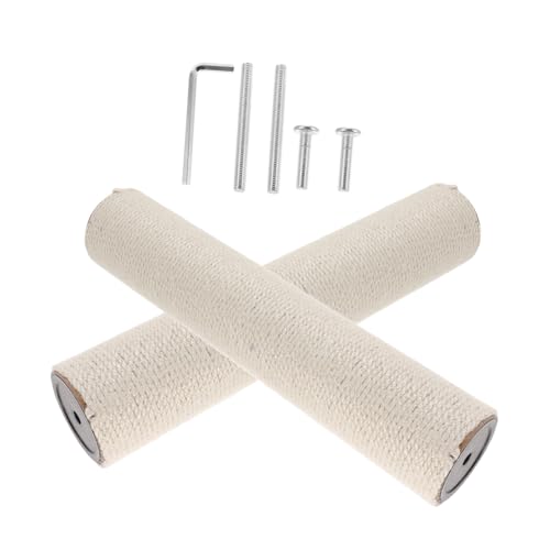 TOYZFRIENDY Natürliche Sisal Kratzsäule mit Schrauben Stabiles Kratzpfosten zum Schutz von Möbeln Renovierung von Indoor Katzenbäumen TOYZFRIENDY Natürliche Sisal Kratzsäule mit Schrauben Stabiles Kratzpfosten zum Schutz von Möbeln Renovierung von Indoor Katzenbäumen von TOYZFRIENDY