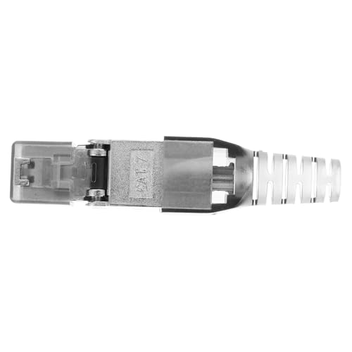 TOYZFRIENDY Netzwerkstecker Werkzeuglos Geschirmt Vergoldet Pass Through Modularstecker Schnelle Installation Langlebig Stabiler Datenübertragung Kompatibel für Lan Kabel Professionelle von TOYZFRIENDY