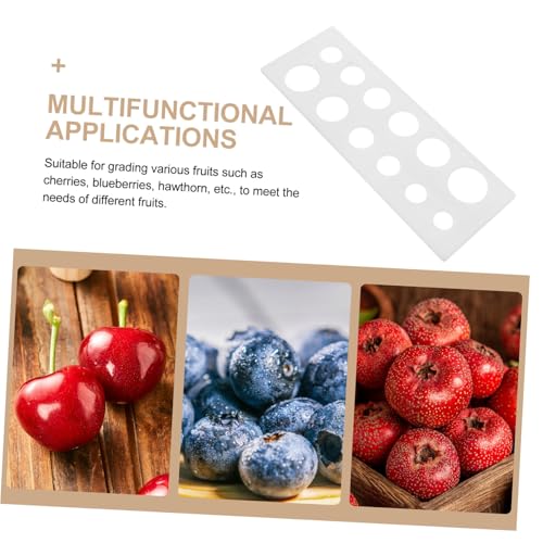 TOYZFRIENDY Obst Durchmesser Messlehre Kunststoff Messwerkzeug für Kleine bis Mittlere Früchte für Obstbau Obstmarkt Obstklassifizierung Langlebig und Einfach zu Bedienen TOYZFRIENDY Obst Durchmesser Messlehre Kunststoff Messwerkzeug für Kleine bis Mittlere Früchte für Obstbau Obstmarkt Obstklassifizierung Langlebig und Einfach zu Bedienen von TOYZFRIENDY