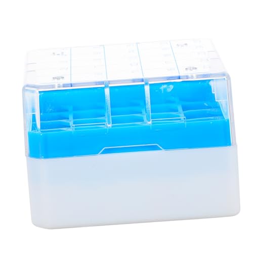 TOYZFRIENDY PC Gefrierrohr Aufbewahrungsbox Fächer Polycarbonat Kryoröhrchen Lagerbox mit Alphanumerischem Raster Verschließbar Beschriftbar für Laborproben Separater Deckel Langlebig TOYZFRIENDY PC Gefrierrohr Aufbewahrungsbox Fächer Polycarbonat Kryoröhrchen Lagerbox mit Alphanumerischem Raster Verschließbar Beschriftbar für Laborproben Separater Deckel Langlebig von TOYZFRIENDY