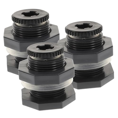 TOYZFRIENDY PVC Fitting mit Dichtungsring Teilig für Regentonnen Aquarien und Gartenschläuche Schnelle Montage und Langlebig von TOYZFRIENDY