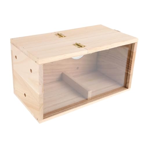 TOYZFRIENDY Parakeet Breeding Box aus Holz mit Transparentem Acrylfenster Kleine Vogelbrutbox für Wellensittiche Nistplatz für Gartenvögel Lovebirds Nymphensittiche Budgies Dekoratives TOYZFRIENDY Parakeet Breeding Box aus Holz mit Transparentem Acrylfenster Kleine Vogelbrutbox für Wellensittiche Nistplatz für Gartenvögel Lovebirds Nymphensittiche Budgies Dekoratives von TOYZFRIENDY