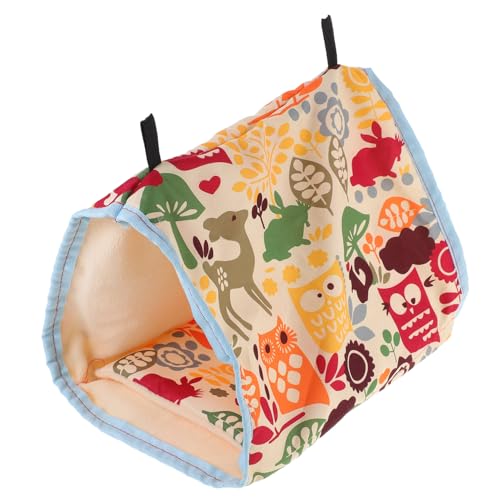 TOYZFRIENDY Parrot Schlafnest Hängend Dreieckiges Warmes Vogelhaus mit Kissen Großes Vogelnest für Wellensittiche Papageien Käfig Zubehör Platzsparend und Unterschlupf TOYZFRIENDY Parrot Schlafnest Hängend Dreieckiges Warmes Vogelhaus mit Kissen Großes Vogelnest für Wellensittiche Papageien Käfig Zubehör Platzsparend und Unterschlupf von TOYZFRIENDY