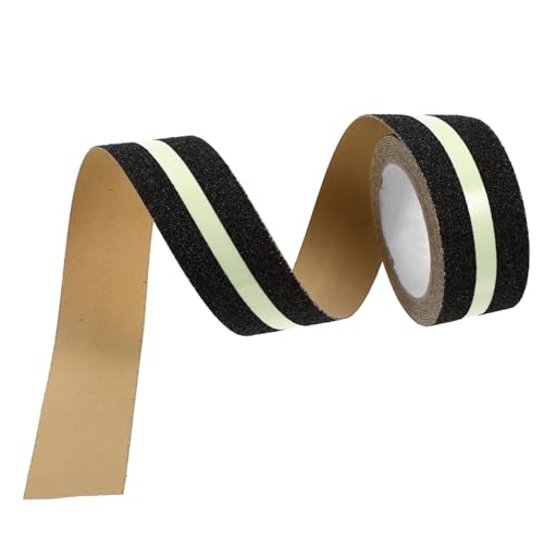 TOYZFRIENDY Pet Mattes Leuchtendes Rutsch Klebeband Selbstklebendes Warnband für Treppen und Outdoor Rutschfeste Nachwarnung für Glatte Flächen Sicherheitsfördernd bei Dunkelheit von TOYZFRIENDY