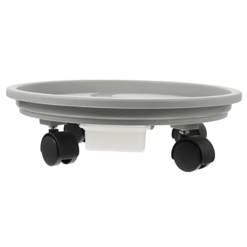 TOYZFRIENDY Pflanzentray mit Wasserbehälter Robustes Kunststoff tablett für Blumentöpfe bis Runder Bonsai untersetzer mit Universalrädern Beweglich für Drinnen und Draußen Pflegeleicht und von TOYZFRIENDY