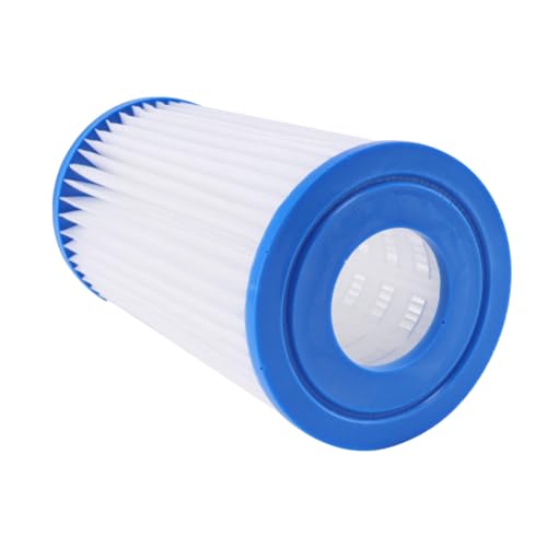 TOYZFRIENDY Pool Wasserpumpen Ersatzfilterkartusche aus Robustem Abs Faltbares Design für Effektive Haar und Sandaufnahme Wiederverwendbar Hoher Druck Klarer Wasserfilter für Schwimmbecken von TOYZFRIENDY