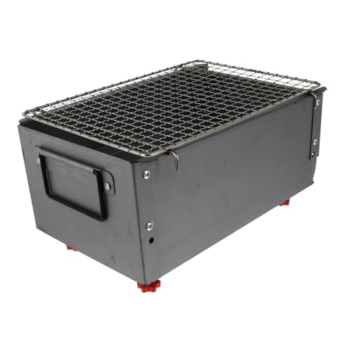 TOYZFRIENDY Portabler Garten Barbecue Grill aus Robustem Eisenlegierungsstahl Multifunktionaler Outdoor Bbq Grillofen mit Feinmaschigem Platzsparend und Korrosionsbeständig für Camping und TOYZFRIENDY Portabler Garten Barbecue Grill aus Robustem Eisenlegierungsstahl Multifunktionaler Outdoor Bbq Grillofen mit Feinmaschigem Platzsparend und Korrosionsbeständig für Camping und von TOYZFRIENDY