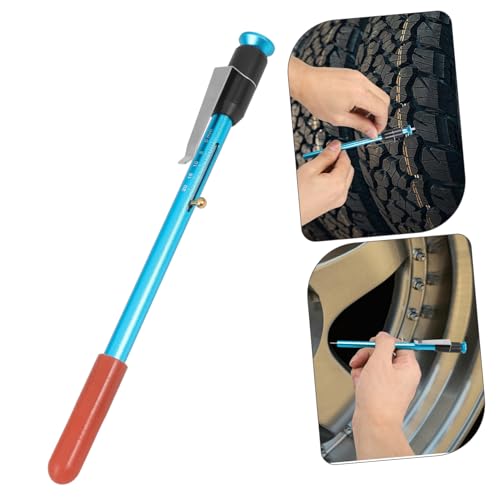 TOYZFRIENDY Präziser Bremsbelag Reifenprofiltiefenmesser aus Aluminiumlegierung Tragbares Zuverlässiges Messwerkzeug für Bremsbelagstärke und Reifenprofil Geeignet für Diverse Automodelle TOYZFRIENDY Präziser Bremsbelag Reifenprofiltiefenmesser aus Aluminiumlegierung Tragbares Zuverlässiges Messwerkzeug für Bremsbelagstärke und Reifenprofil Geeignet für Diverse Automodelle von TOYZFRIENDY