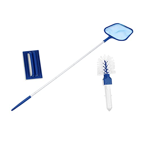 TOYZFRIENDY Professionelles Schwimmbad Reinigungsset mit Feinem Netz Leichtem Teiligem Teleskopstiel Effizient für Laub und Feinstaubaufnahme Geeignet für Wände Böden und Ecken Pools TOYZFRIENDY Professionelles Schwimmbad Reinigungsset mit Feinem Netz Leichtem Teiligem Teleskopstiel Effizient für Laub und Feinstaubaufnahme Geeignet für Wände Böden und Ecken Pools von TOYZFRIENDY