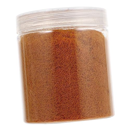 TOYZFRIENDY Realistisches DIY Landschaftsdekor Kunstmoos Braun mit Flasche Lebensechte Simulation Pflegeleichtes Fake Lawn Ornament Vielseitig als Moos und Grasdekor für Modellbau und Basteln von TOYZFRIENDY