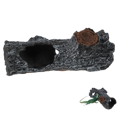 TOYZFRIENDY Reptilien Versteck Höhle aus Resin Robustes Terrarium Natürliches Unterschlupf für Eidechsen Spinnen und Kleine Reptilien Dunkel Gestaltetes Versteck für Artgerechte Haltung TOYZFRIENDY Reptilien Versteck Höhle aus Resin Robustes Terrarium Natürliches Unterschlupf für Eidechsen Spinnen und Kleine Reptilien Dunkel Gestaltetes Versteck für Artgerechte Haltung von TOYZFRIENDY