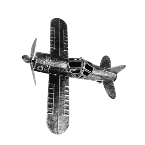 TOYZFRIENDY Retro Eisen Flugzeug Modell Dekoration Vintage Deko für Wohnzimmer Schlafzimmer Büro Robustes Metall Authentisches Design Vielseitiges Retro Kunsthandwerk als Geschenk oder TOYZFRIENDY Retro Eisen Flugzeug Modell Dekoration Vintage Deko für Wohnzimmer Schlafzimmer Büro Robustes Metall Authentisches Design Vielseitiges Retro Kunsthandwerk als Geschenk oder von TOYZFRIENDY