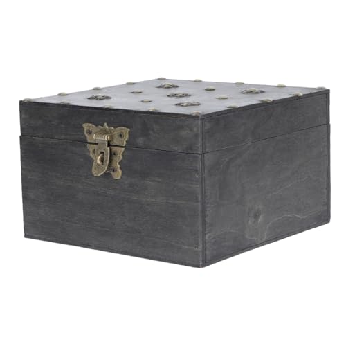 TOYZFRIENDY Retro Holz Aufbewahrungsbox mit Schloss Vintage Schmuckkasten aus Hochwertigem Holz Vielseitiger Dekorativer Organizer für Schreibtisch und Zuhause für Kleine Gegenstände und TOYZFRIENDY Retro Holz Aufbewahrungsbox mit Schloss Vintage Schmuckkasten aus Hochwertigem Holz Vielseitiger Dekorativer Organizer für Schreibtisch und Zuhause für Kleine Gegenstände und von TOYZFRIENDY