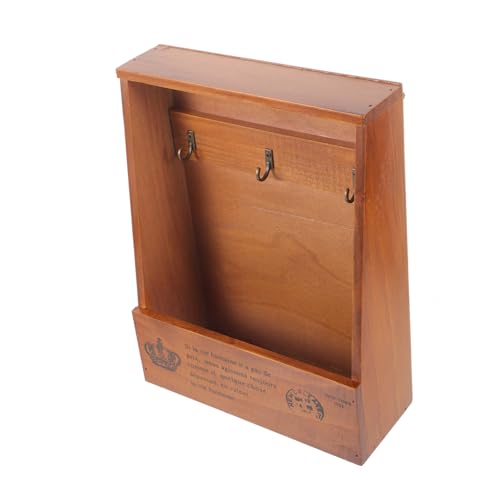 TOYZFRIENDY Retro Wanddeko Holzbox Schlüsselhalter Lichtbraun Wandmontage Dekorativer Aufbewahrungskasten für Zuhause Eingang Flur Wohnzimmer TOYZFRIENDY Retro Wanddeko Holzbox Schlüsselhalter Lichtbraun Wandmontage Dekorativer Aufbewahrungskasten für Zuhause Eingang Flur Wohnzimmer von TOYZFRIENDY