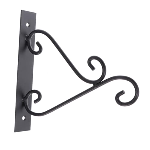 TOYZFRIENDY Robuster Wandhaken aus Pulverbeschichtetem Schmiedeeisen Schwere Pflanze Halterung für Hängeampeln Laternen Vogelhäuser Windspiele Blumen und Dekorationen Kleine Schwarze für TOYZFRIENDY Robuster Wandhaken aus Pulverbeschichtetem Schmiedeeisen Schwere Pflanze Halterung für Hängeampeln Laternen Vogelhäuser Windspiele Blumen und Dekorationen Kleine Schwarze für von TOYZFRIENDY
