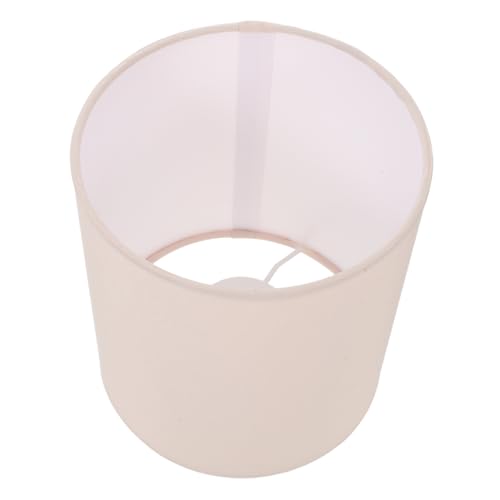 TOYZFRIENDY Runder Stofflampenschirm Beige Ersatz Lampenschirm für Steh- Tisch Pendelleuchten Lichtschutz Blendfreier Lampenbezug für Wohnzimmer Schlafzimmer und Arbeitszimmer von TOYZFRIENDY