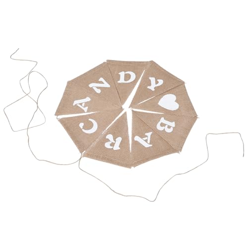 TOYZFRIENDY Rustikale Baumwollstoff Wimpelkette mit Herzförmigen Dreiecksflaggen aus Jute für Candy Bar Partydeko Hochzeit Geburtstag Taufe Vintage Banner TOYZFRIENDY Rustikale Baumwollstoff Wimpelkette mit Herzförmigen Dreiecksflaggen aus Jute für Candy Bar Partydeko Hochzeit Geburtstag Taufe Vintage Banner von TOYZFRIENDY