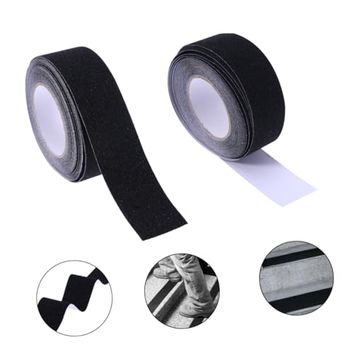 TOYZFRIENDY Rutschband Schwarz PVC Rutschfest Nicht Klebend Vielseitig Schneidbar Für Treppen Leitern Rampen Sicherheitsband TOYZFRIENDY Rutschband Schwarz PVC Rutschfest Nicht Klebend Vielseitig Schneidbar Für Treppen Leitern Rampen Sicherheitsband von TOYZFRIENDY