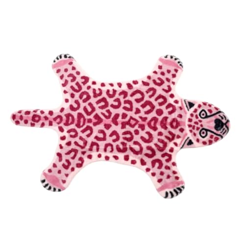 TOYZFRIENDY Rutschfester Teppich mit Kreativem Löwenmuster Waschbare Haustiermatte für Wohnzimmer Bad und Küche Weiche Bodendekoration mit Einzigartigem Tierdesign von TOYZFRIENDY