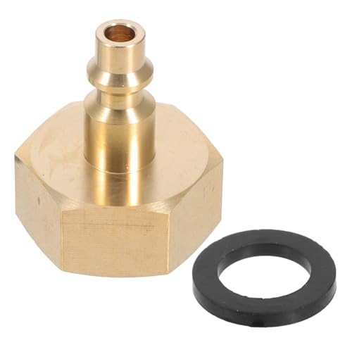 TOYZFRIENDY Rv Winter ausblasadapter Gartenschlauch Schnellanschlussstecker Auslaufsicherer Luftkompressor anschluss für Camper Sprinkler Bewässerungssysteme Langlebig und Handlich von TOYZFRIENDY