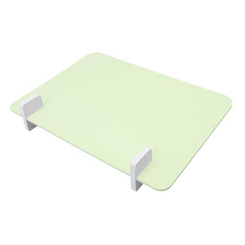 TOYZFRIENDY Schreibtischtrennwand Grün mit Sockel Sichtschutzplatte für Schüler Nies und Privacy Board für Klassenzimmer Installieren Hygienische für Lernumgebung von TOYZFRIENDY