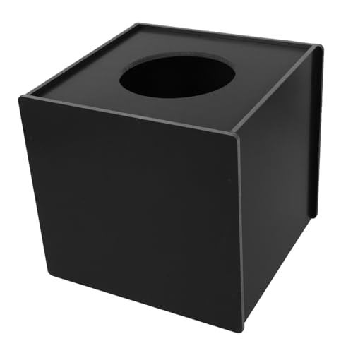 TOYZFRIENDY Schwarze Raffle Box für Meetings und Partys Robuste Losbox mit Glatter Oberfläche Vielseitig als Wahlurne Spenden oder Geschenkbox Leichtes Langlebiges Material für Veranstaltungen von TOYZFRIENDY