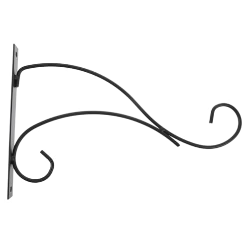 TOYZFRIENDY Schwerer Eisen Blumenampelhalter mit Elegantem Design Wandhaken für Balkon und Garten Stabiler Pflanzenhalter zum Aufhängen von Blumentöpfen und Vogelhäusern Platzsparend und von TOYZFRIENDY