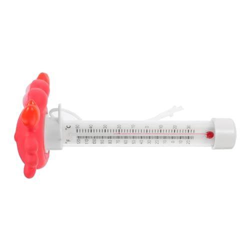 TOYZFRIENDY Schwimmendes Poolthermometer mit Großem Display Roter Krabbenform Wasserdichtes Wassertemperaturmessgerät für Schwimmbäder Badebecken und Fischteiche Celsius und Fahrenheit Anzeige TOYZFRIENDY Schwimmendes Poolthermometer mit Großem Display Roter Krabbenform Wasserdichtes Wassertemperaturmessgerät für Schwimmbäder Badebecken und Fischteiche Celsius und Fahrenheit Anzeige von TOYZFRIENDY