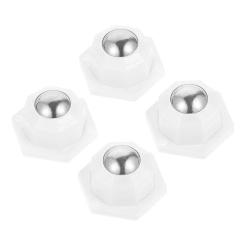TOYZFRIENDY Selbstklebende Möbelrollen Drehbare Kleine Universalräder aus Stahl für Stuhlbeine Aufbewahrungsboxen Bürostuhl Möbel Mini Stabile Ersatzräder für Möbel von TOYZFRIENDY