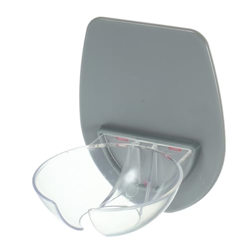 TOYZFRIENDY Shower Cup Holder Wandmontage Silikon Becherhalter Weinglas Halterung für Küche und Bad Stoßfest Einfache Installation Praktisches Design Hellgrau von TOYZFRIENDY