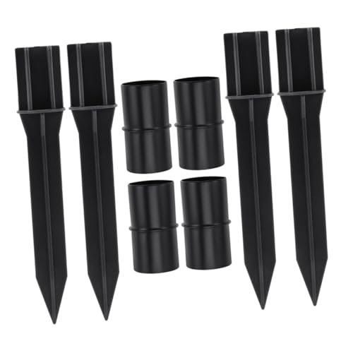 TOYZFRIENDY Solar Light Extension Pole und Ersatz Erdspieße aus Kunststoff Wetterfeste Stabile Verbindungsteile für Außenbeleuchtung im Garten Bodenhalter und Verbindungsclips für Solarlampen von TOYZFRIENDY