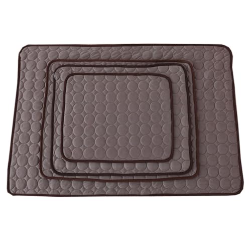 TOYZFRIENDY Sommerliche Hundekühlmatte Haustier Kühlmatte Atmungsaktiv Faltbar für Katzen Hunde in Kaffee Farbe für Bett und Auto TOYZFRIENDY Sommerliche Hundekühlmatte Haustier Kühlmatte Atmungsaktiv Faltbar für Katzen Hunde in Kaffee Farbe für Bett und Auto von TOYZFRIENDY