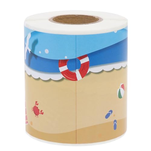 TOYZFRIENDY Sommerliche Sandstrand Rahmenaufkleber Selbstklebender Klassenzimmer Blackboard Border Sticker Vielseitig für Tafel Pinnwand Fenster und Türen Dekoratives Border Decal TOYZFRIENDY Sommerliche Sandstrand Rahmenaufkleber Selbstklebender Klassenzimmer Blackboard Border Sticker Vielseitig für Tafel Pinnwand Fenster und Türen Dekoratives Border Decal von TOYZFRIENDY