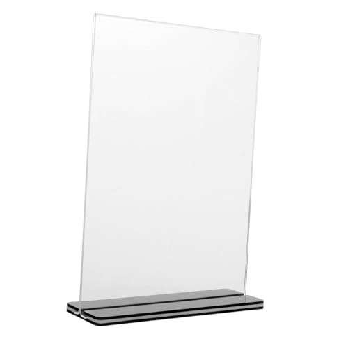 TOYZFRIENDY Stabiler Acryl Tischkartenhalter Vertikal mit Schiebefunktion Klarer Speisekarten Display Ständer für Restaurants Büros und Events Robuster Tischaufsteller zum Einfachen TOYZFRIENDY Stabiler Acryl Tischkartenhalter Vertikal mit Schiebefunktion Klarer Speisekarten Display Ständer für Restaurants Büros und Events Robuster Tischaufsteller zum Einfachen von TOYZFRIENDY