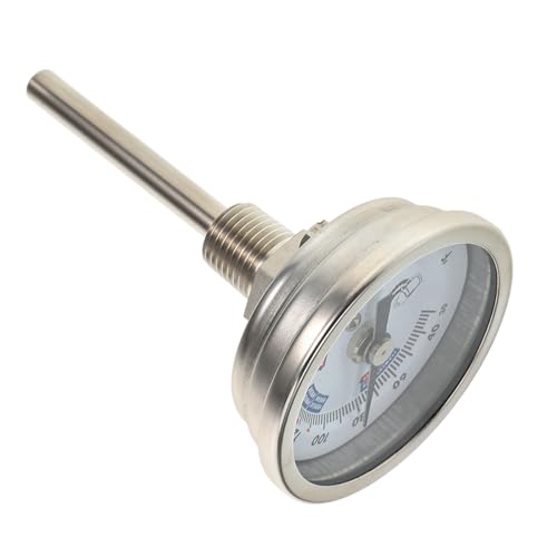TOYZFRIENDY Stainless Steel Brew Pot Thermometer Präziser Temperaturmesser für Winemaking und Brewing Prozess Korrosionsbeständig Thermometer mit Klarem Display für Weinbehälter und Homebrew TOYZFRIENDY Stainless Steel Brew Pot Thermometer Präziser Temperaturmesser für Winemaking und Brewing Prozess Korrosionsbeständig Thermometer mit Klarem Display für Weinbehälter und Homebrew von TOYZFRIENDY
