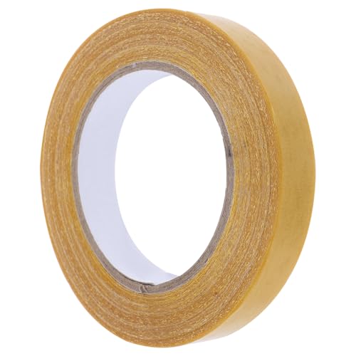 TOYZFRIENDY Starkes Doppelseitiges Teppichband Selbstklebend Extra Stark Gelb Transparent mit Raster für Präzises Schneiden für Teppichbefestigung ohne Rückstände von TOYZFRIENDY