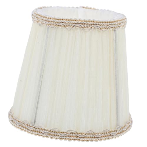 TOYZFRIENDY Stoff lampenschirm für Deckenleuchte aus Hochwertigem Stoff Einfache Installation Langlebig Ersatzschirm für Tischlampe Dekorativ für Wohnzimmer Schlafzimmer und Büro Beige von TOYZFRIENDY