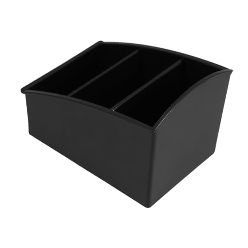 TOYZFRIENDY Tea Bag Organizer Box mit Fächern für Tee und Zuckerbeutel Langlebige Aufbewahrungsbox für Kaffee für Zuhause Cafés Milchtee Läden Einfach zu Reinigen und Platzsparend von TOYZFRIENDY
