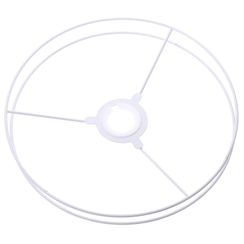 TOYZFRIENDY Teiliges Lampenschirm Gestell Draht Lampenschirm Ring Vielseitiger Lichtschutzkorb für Tischlampen und Deckenleuchten von TOYZFRIENDY