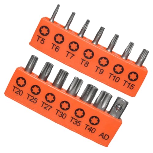 TOYZFRIENDY Teiliges Legierung Stahl Sicherheitsbits mit Adapter Tamper Bits für Elektroschrauber Präzise Langlebig Passend für Manuelle Schraubendreher und Bohrmaschinen TOYZFRIENDY Teiliges Legierung Stahl Sicherheitsbits mit Adapter Tamper Bits für Elektroschrauber Präzise Langlebig Passend für Manuelle Schraubendreher und Bohrmaschinen von TOYZFRIENDY