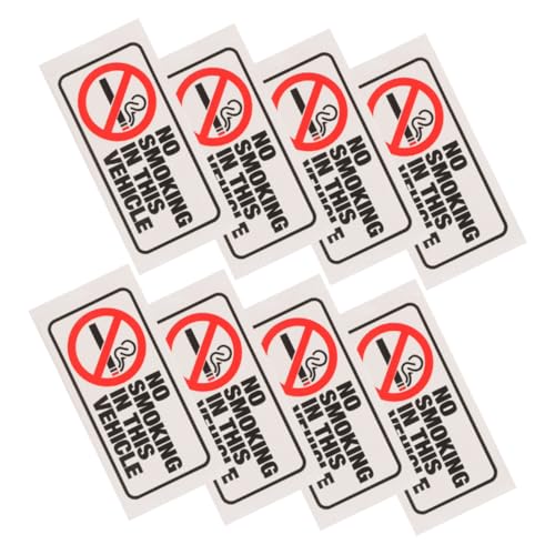 TOYZFRIENDY Teiliges No Smoking Aufkleber Selbstklebend Sichtbare Rauchen Verboten Schilder für Auto Fenster und Glatte Oberflächen Einfache Anbringung Langlebig TOYZFRIENDY Teiliges No Smoking Aufkleber Selbstklebend Sichtbare Rauchen Verboten Schilder für Auto Fenster und Glatte Oberflächen Einfache Anbringung Langlebig von TOYZFRIENDY