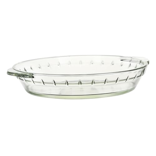 TOYZFRIENDY Temperaturbeständige Kratzfeste Stahlglas Auflaufform Mikrowellengeeignet mit Ergonomischen Griffen Gleichmäßige Wärmeleitung Glatte Antihaft Oberfläche Vielseitig für Backofen und von TOYZFRIENDY